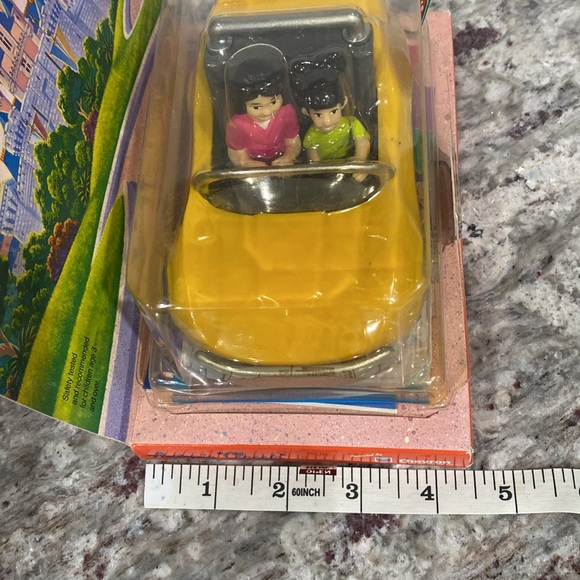 Disneyland NWOT Autopia Collectible Yellow Car “Classic” Disney Chevron Car - Picture 14 of 16